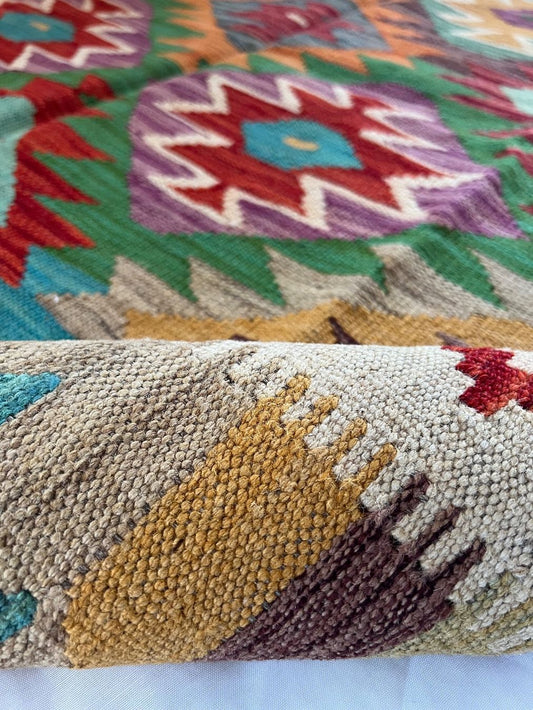 Kilim 179x123cm, handgemacht Afghanistan